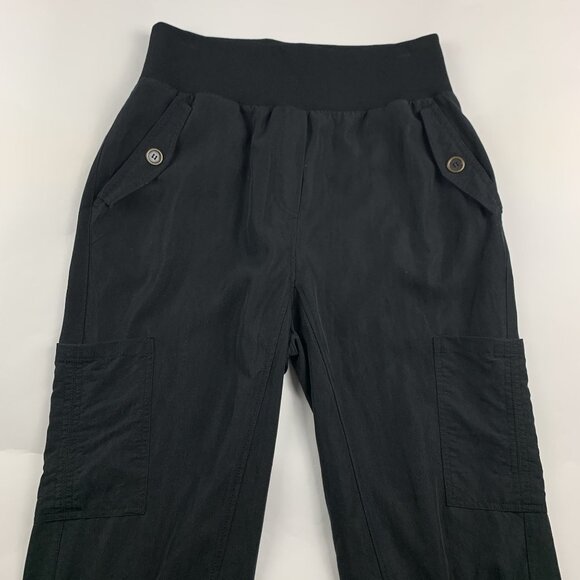 Anthropologie Maeve Black Cicerone Cargo Jogger Pant S - Picture 3 of 7